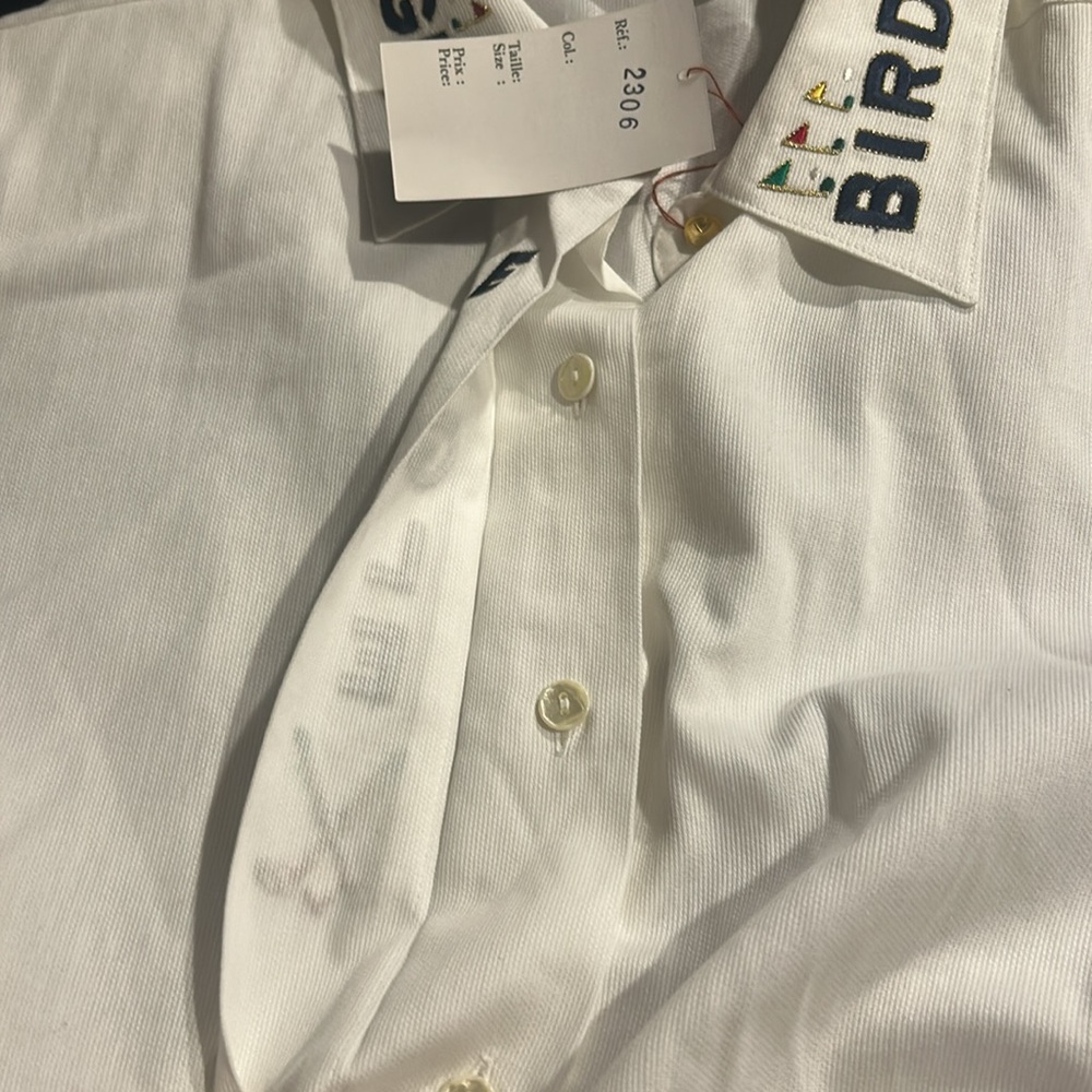 NWT vintage golf embroidered novelty button up - Picture 5 of 7
